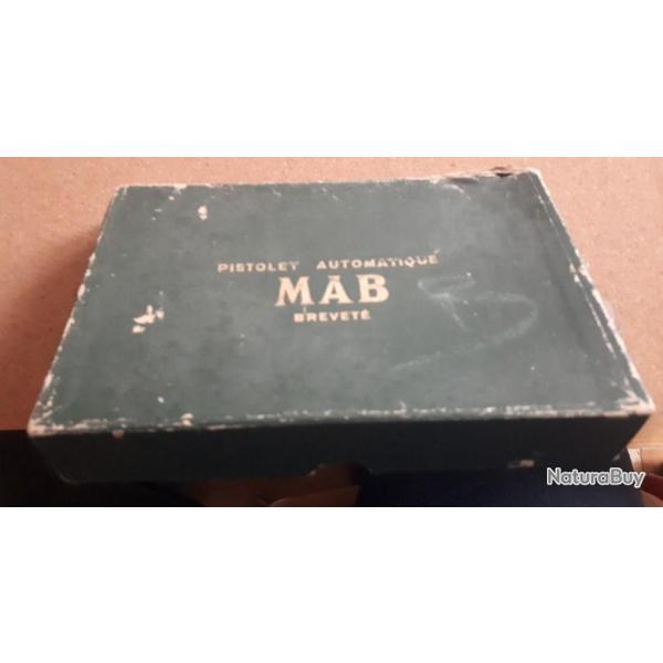 Boite et notice original  pour pistolet  mab D police