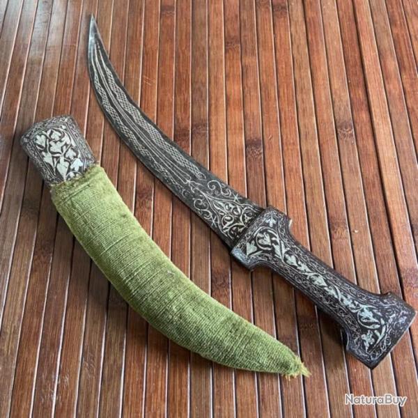 BEAU ET IMPORTANT POIGNARD KANDJAR OTTOMAN