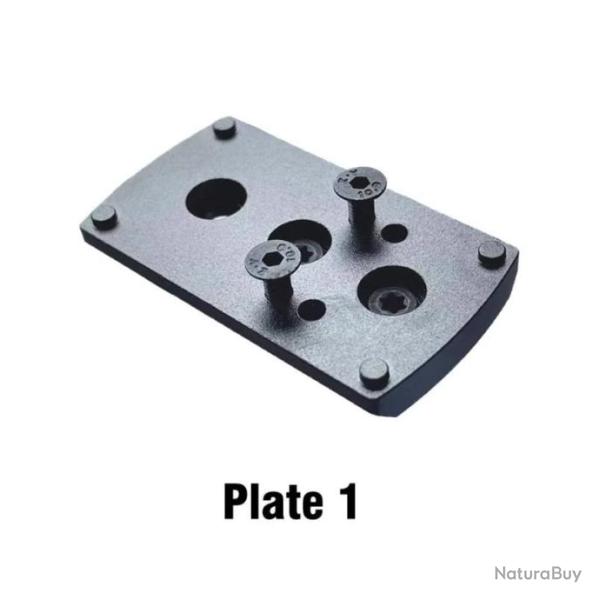 Embase montage pour point rouge sur la hausse pour Marlin 336 95 375 444 et Henry - Mod�le 1