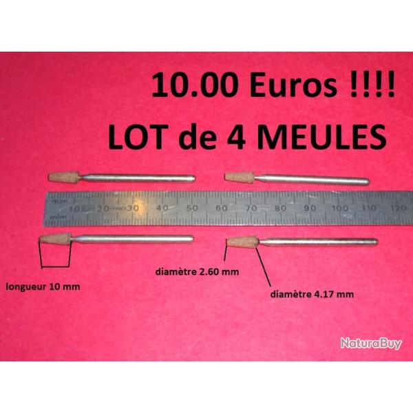 LOT de 4 petites meules emeri - VENDU PAR JEPERCUTE (D23K74)