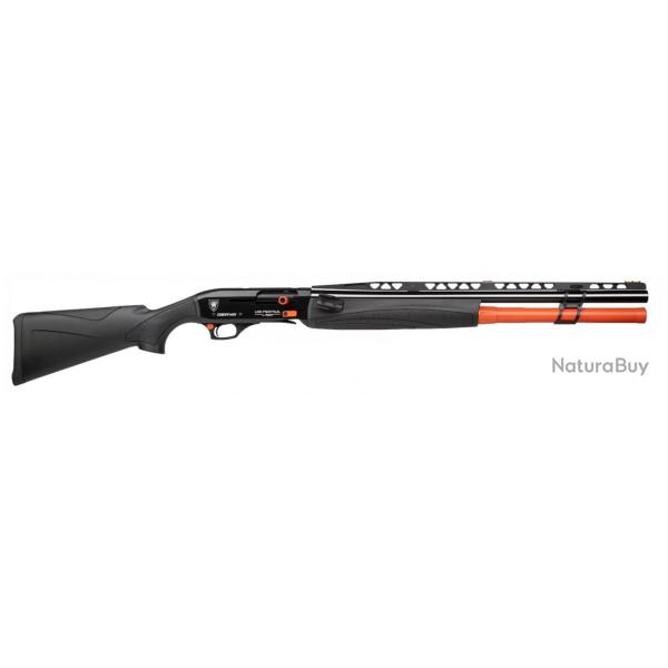 Fusil semi-auto Derya lion practical noir/orange cal.12/76 8+1cps canon 61cm