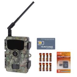 Pack pi&egrave;ge photographique Num'axes PIE1061 camo + piles + carte SD + carte sim
