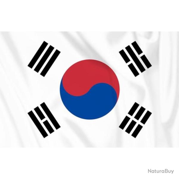 Drapeau Coree du Sud 1m x 1m50
