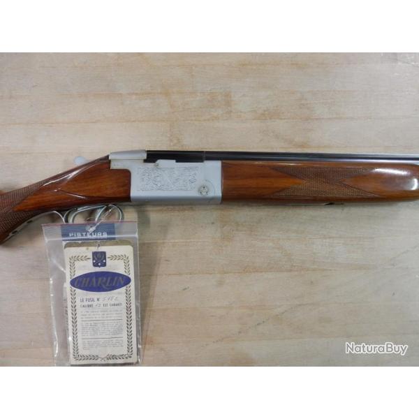 FUSIL SUPERPOSE CHARLIN SUPER CHARLIN CAL 12/70 OCCASION CANON 70 CM OCCASION TRES BON ETAT