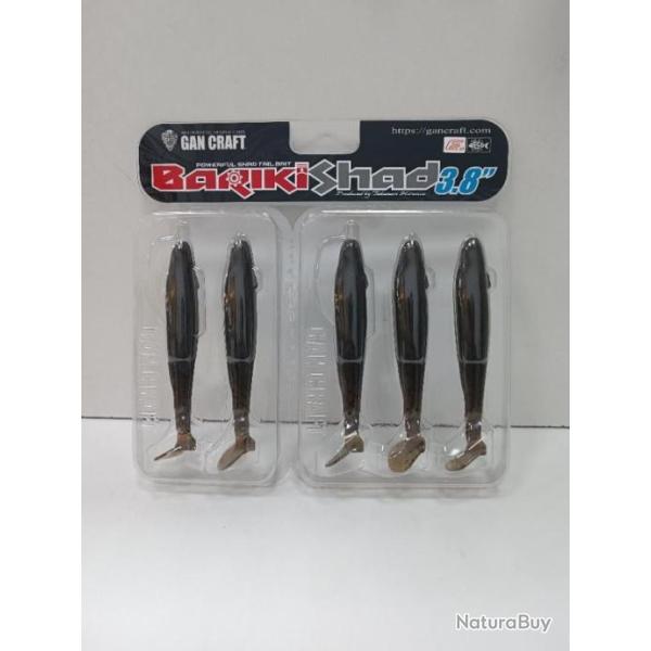 !! Des.  GAN CRAFT BARIKI SHAD 3.8 COLO: #02  / 10cm !!