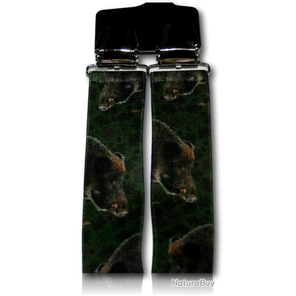 BRETELLE TETE SANGLIER LOVER GREEN