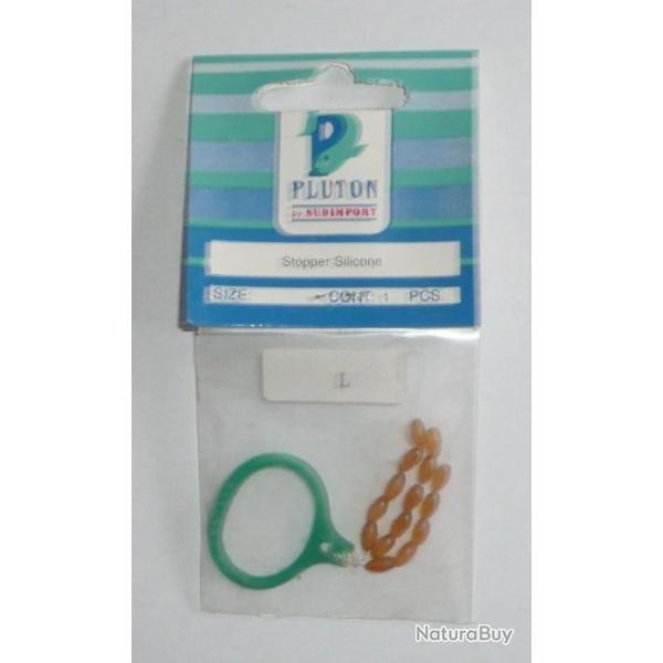 10 sachets de Stop flotteur en caoutchouc taille L par 15 Pluton