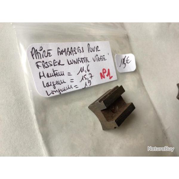 VENDU PAR LE-CUIRASSIER N�1 EMBASE POUR FIXATION DES LUNETTES DE TIR ET POINTS ROUGE