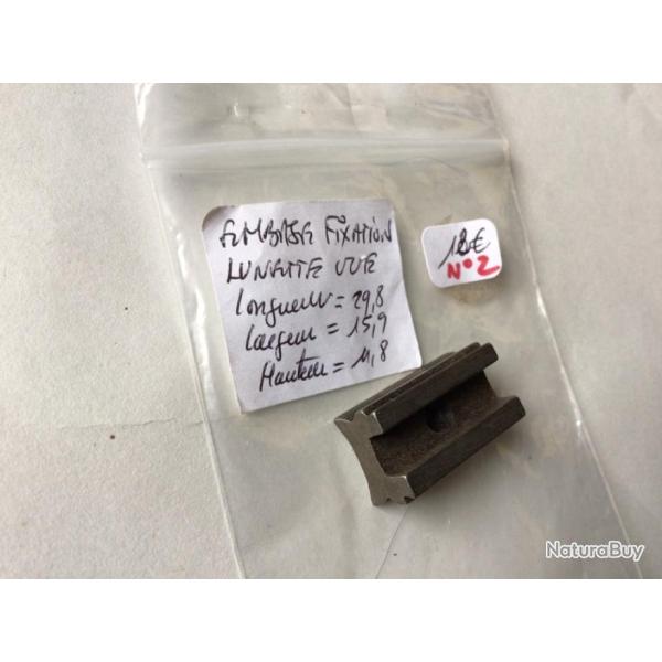 VENDU PAR LE-CUIRASSIER N�2 EMBASE POUR FIXATION DES LUNETTES DE TIR ET POINTS ROUGE