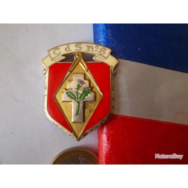 Insigne Centre de s�lection N� 6 (Fabrication Drago-Paris)