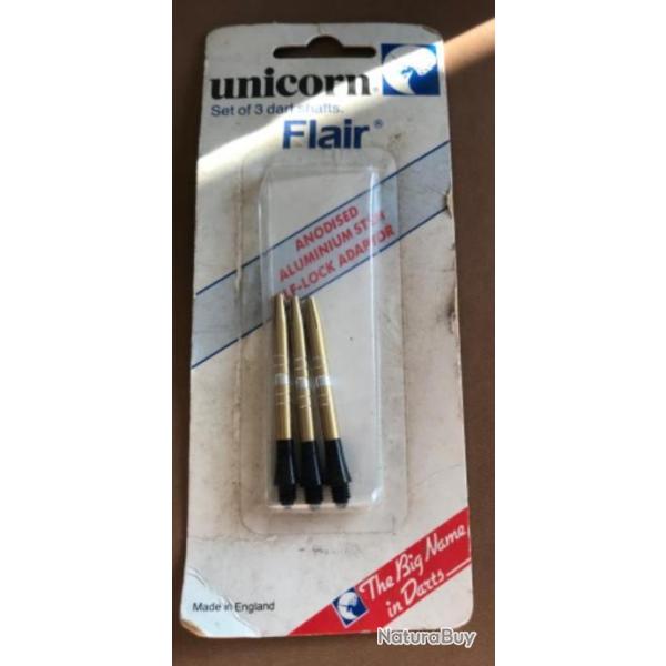 3 dart shafts flair unicorn neuf