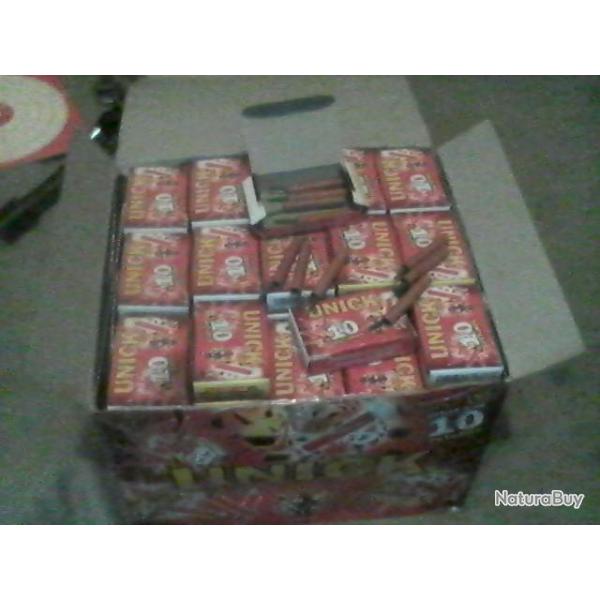 10 boites de p�tards x10 unick "le tigre"