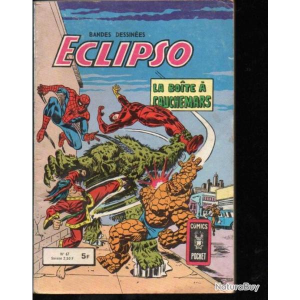 clipso comic's pocket 67 la boite  cauchemars  comic's , bd de presse ,