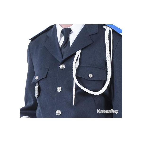 Cravate � clip polyester marine