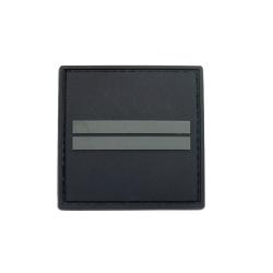 Grade velcro 5x5 basse visibilit&eacute; - brigadier