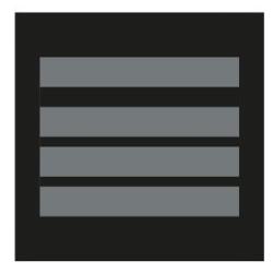 Grade velcro 5x5 basse visibilit&eacute; - directeur