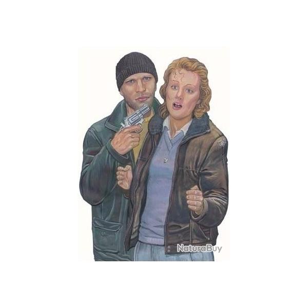 Cible gravolux PJ lieges n�25 - 88,5x63,5 cm - papier - L'unite