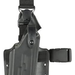 Etui tactique Safariland Mod.6005 SLS - Sig Sauer SP2022 avec TLR-1/TLR-2 - Noir - Marron fde / Droi