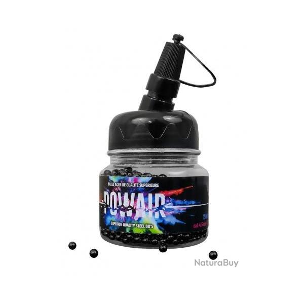 BILLES d'ACIER POWAIR BB NOIRES par 1500 - Cal. 4.5
