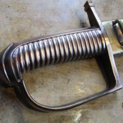 sabre briquet infanterie 1767 1790 grav&eacute;e grenadier + manu royale Alsace +four r&eacute;volution royaume FR