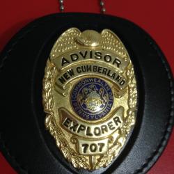 Authentique Badge USA Police Sheriff PENNSYLVANIE Plaqu&eacute; OR