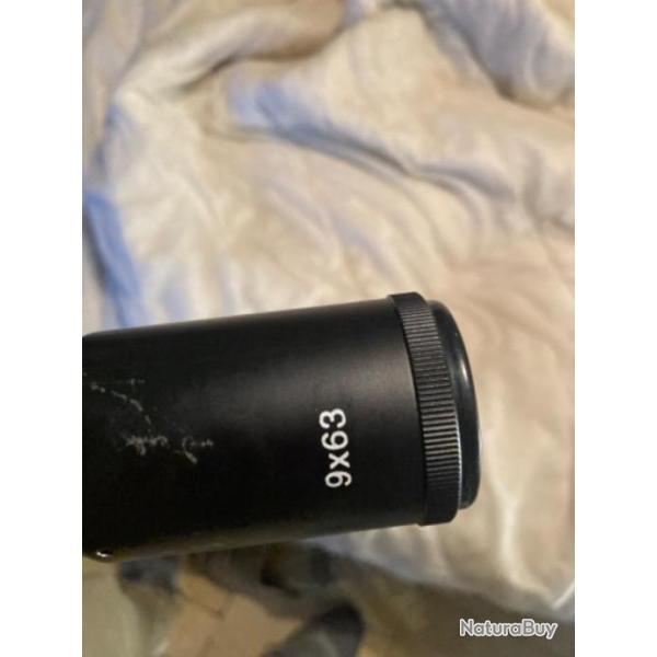 Je souhaite vendre une lunette de chasse 9x63