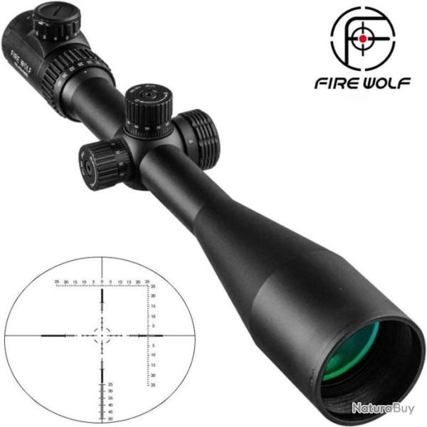 Lunette FIRE WOLF 10-40x56 Rticule Lumineux paiement 3 ou 4 fois sans frais LIVRAISON GRATUITE