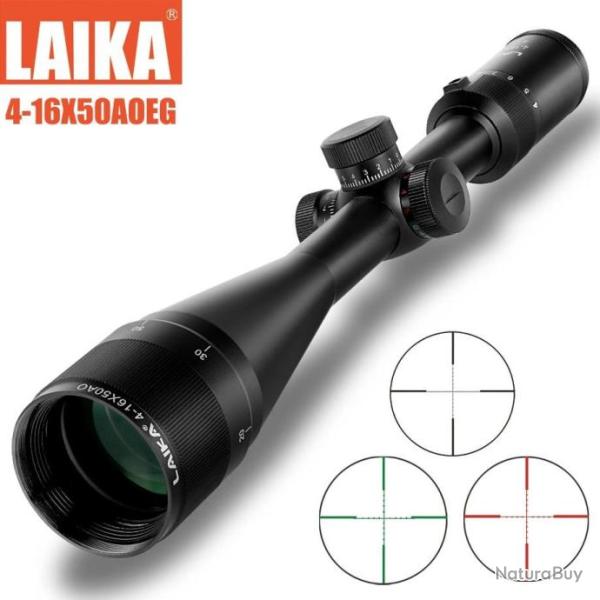 Lunette LAIKA 4-16x50 rticule lumineux paiement 3 ou 4 fois sans frais  LIVRAISON GRATUITE