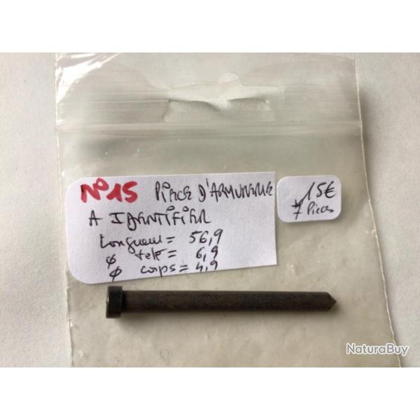 VENDU PAR LE-CUIRASSIER N�15 PI�CE  D'ARMURERIE � IDENTIFIER