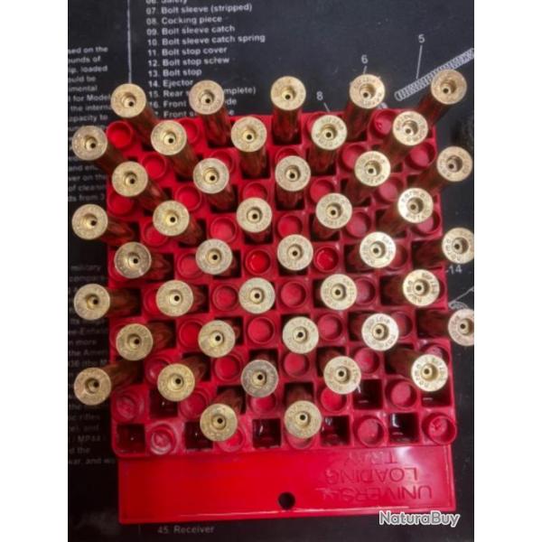 Lot de 141 �tuis Norma 8x57JRS