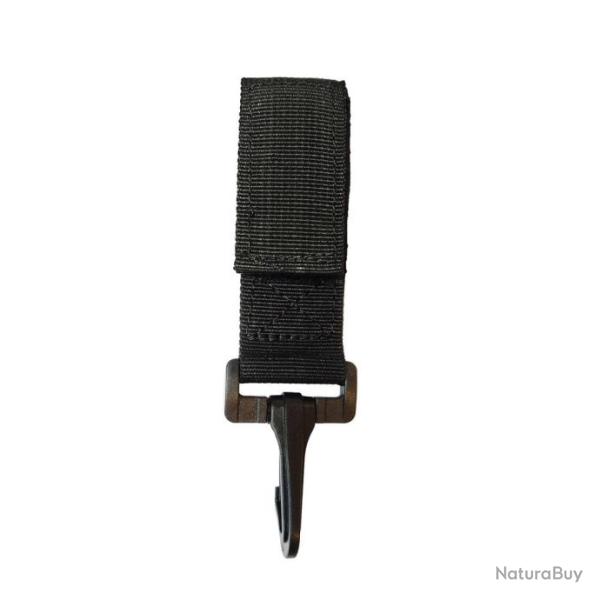 Porte-cls mousqueton SCU-ONE noir