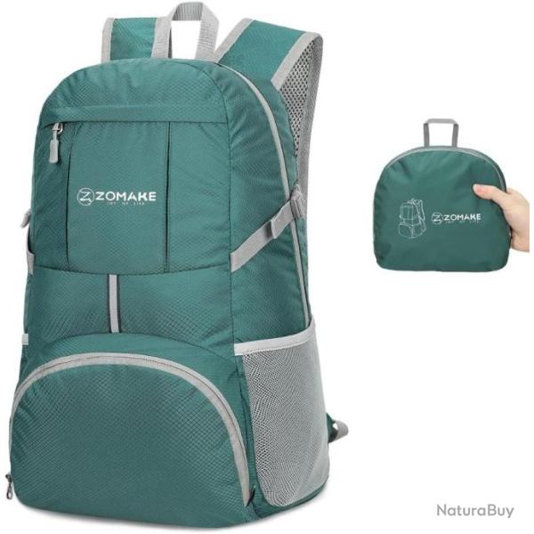 Sac � Dos Pliable L�ger 35L Imperm�able Sports Randonn�e Trekking P�che Camping Escalade Vert