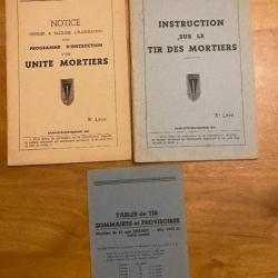 MANUEL INSTRUCTION ARMEE FRANCAISE POUR L'INSTRUCTION SUR LE TIR DES MORTIERS