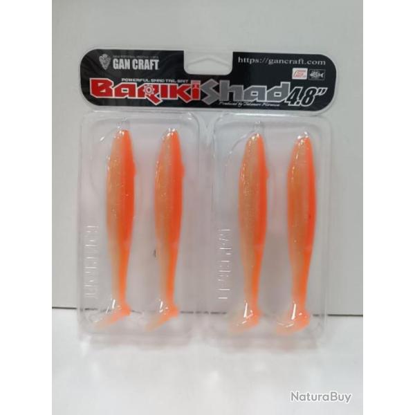 !! Des.  GAN CRAFT BARIKI SHAD 4.8" COLO: #09 13cm !!
