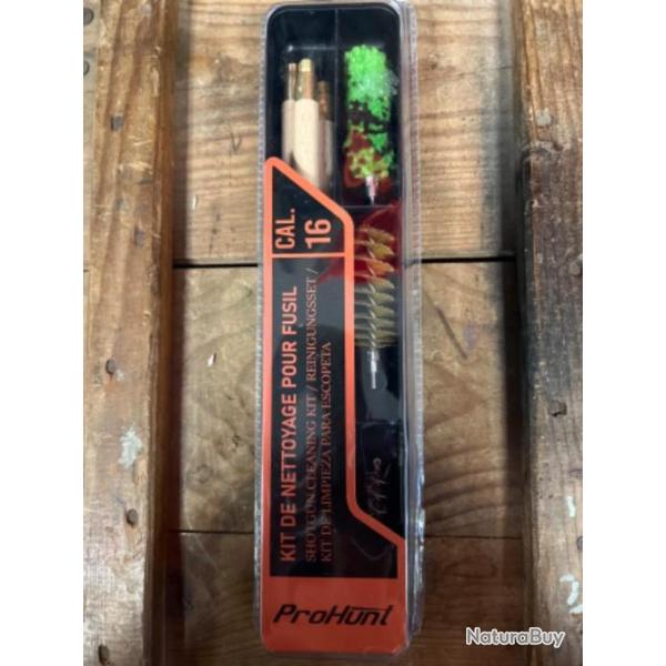 Kit nettoyage pour carabine calibre 16 PROHUNT