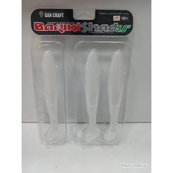!! Des.  GAN CRAFT BARIKI SHAD 5.8" COLO: #05 14cm !!