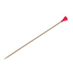 Lot de 50 fl&eacute;chettes pour sarbacane Alexbow en bambou Rouge