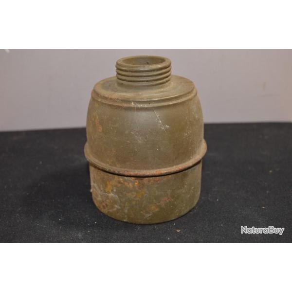 Cartouche pour masque Franais WW2 Modle 1938 France DP dfense passive (5)