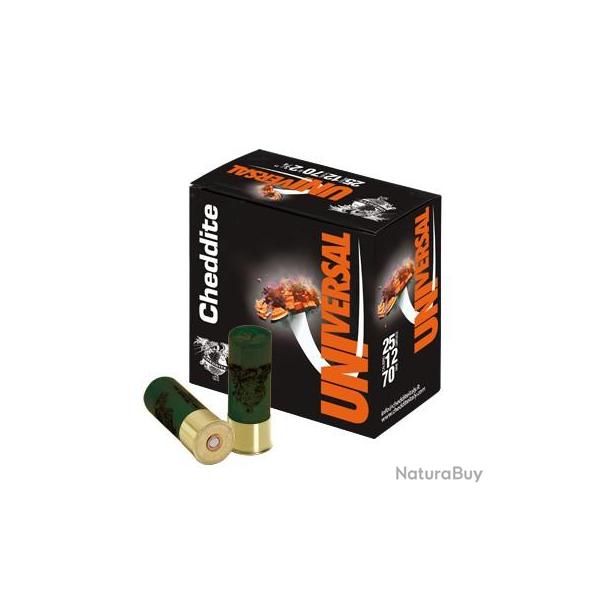 25 Cartouches de Trap CHEDDITE Universal 28gr Pb 7,5