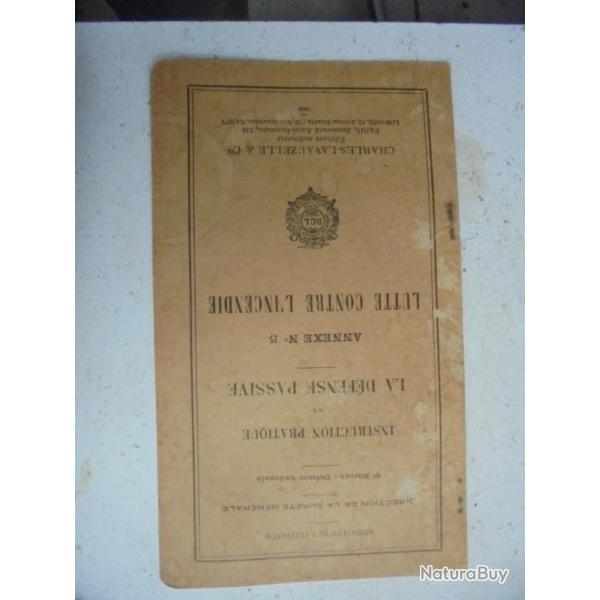 La D�fense Passive Lutte Contre l'Incendie 1936
