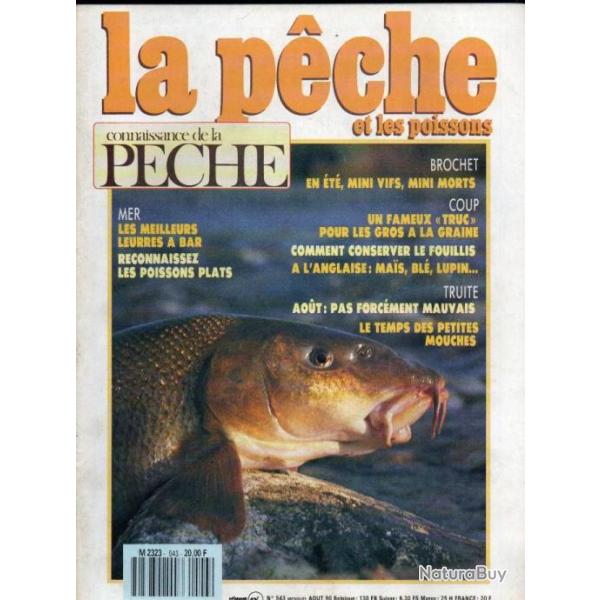 la p�che et les poissons 543 brochets, truite, leurres � bar, les poissons plats , barbeau