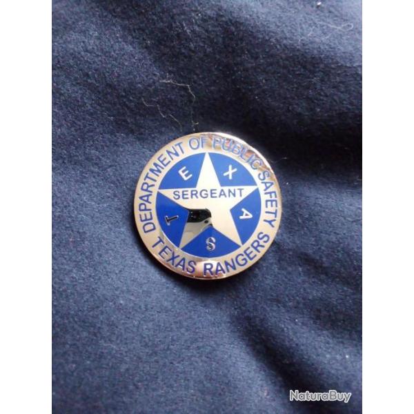 ETOILE TEXAS RANGERS PUBLIC SAFETY SERGENT western cowboy