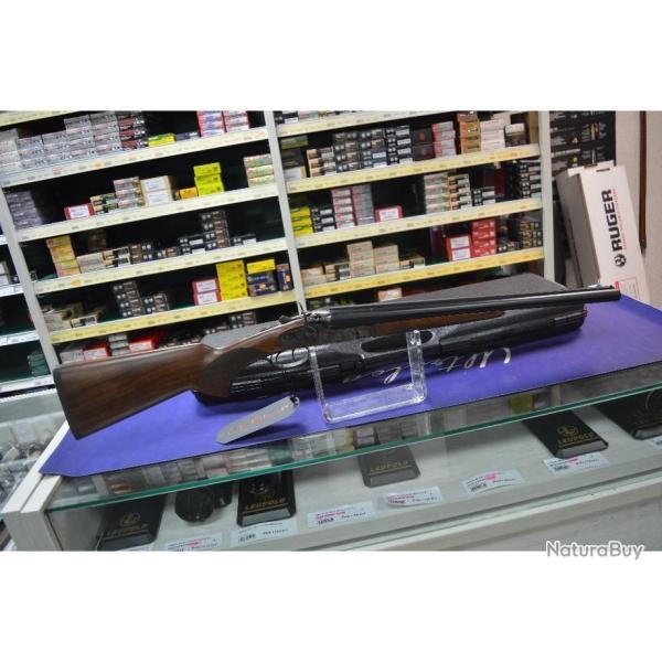 FUSIL CANON LISSE JUXTAPOSE HUGLU COACH GUN CALIBRE 12/76 CANON DE 51 CM NEUF