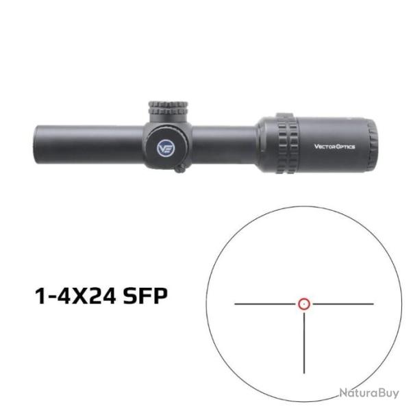 VECTOR OPTICS lunette de vise GRIMLOCK SFP 1-4X24 paiement en 3 ou 4 fois  - LIVRAISON GRATUITE !!