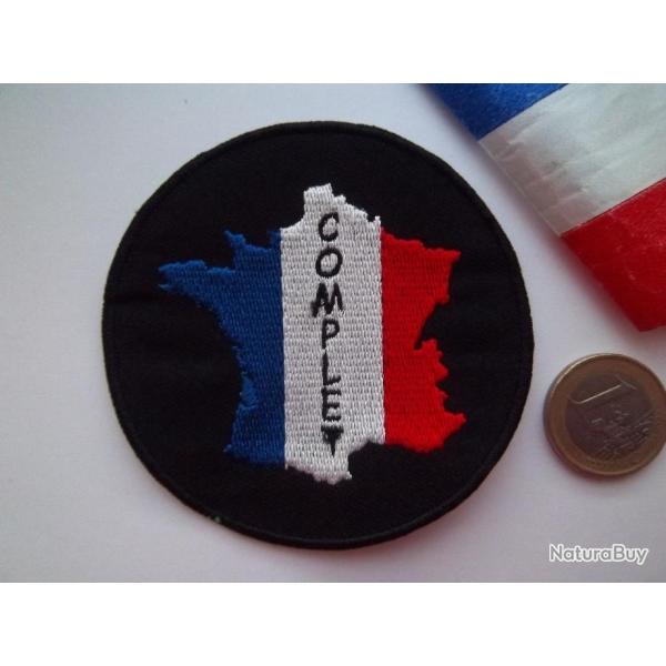 �cusson collection patriotique France drapeau insigne tissu
