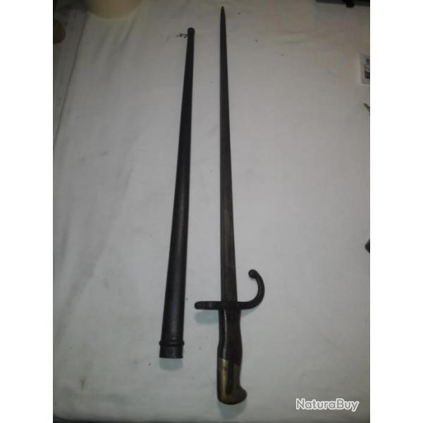 BAILLONETTE POUR FUSIL GRAS ST ETIENNE 1877