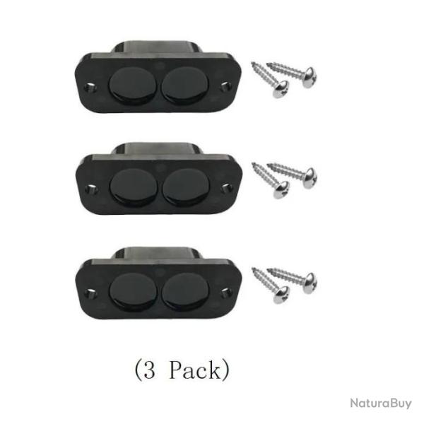 Support aimant� n�odyme puissant pour arme supportant jusqu'� 10kg - Pack de 3