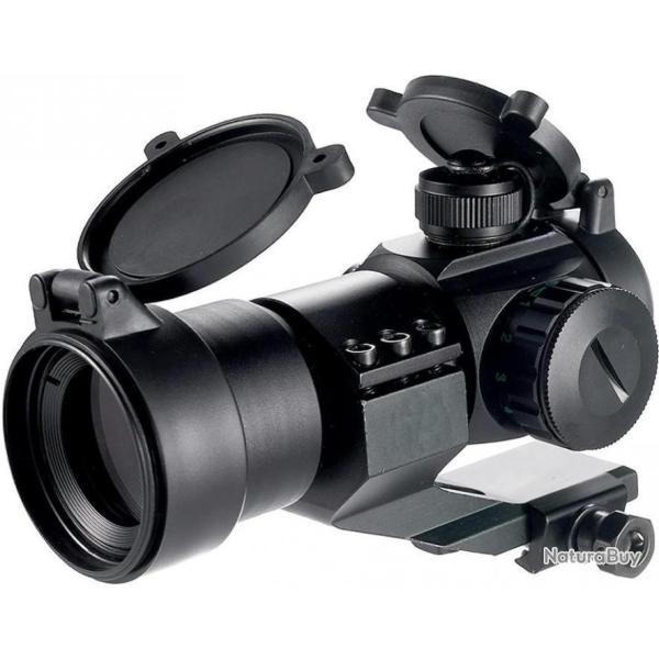 Point rouge de vis�e tactique 1x40 pour rail 20mm - Noir - Livraison gratuite et rapide