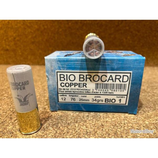1 Boite de 10 cartouches Jocker BIO Cuivre Brocard 34 HP - C/12/76/25 - n�1