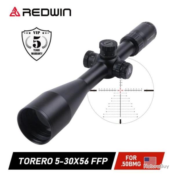 REDWIN P1 TORERO 5-30X56 FFP PAIEMENT EN 3  OU 4 FOIS - LIVRAISON GRATUITE